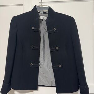 Tahari Black Military-Style Women's Blazer